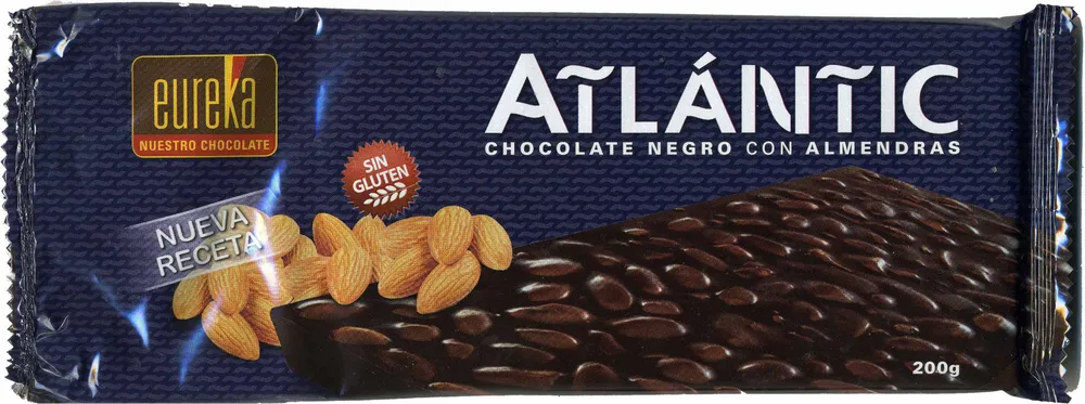 Atlántic chocolate negro con almendras