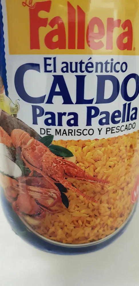 Caldo Para Paella de Marisco y Pescado