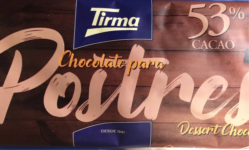 Chocolate para postres