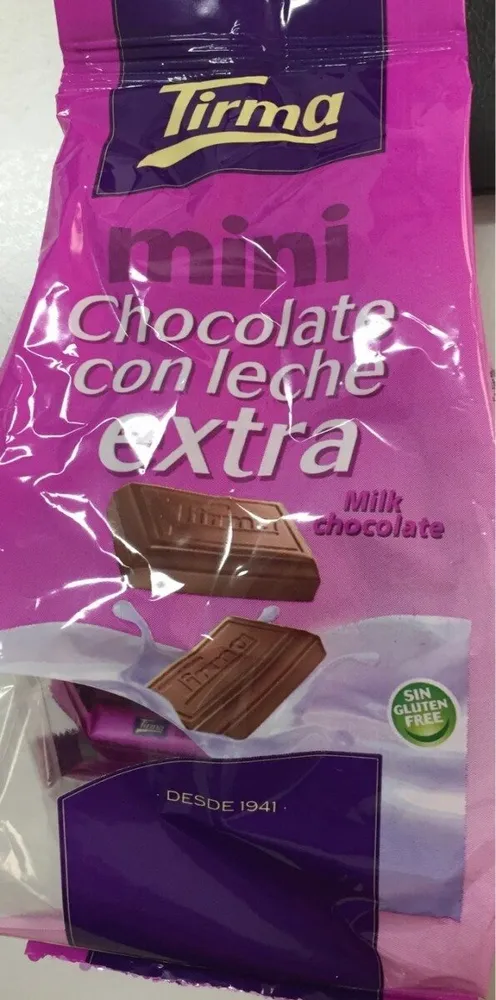 Mini chocolate con leche extra