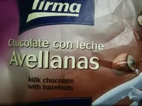 Chocolate con leche y avellanas