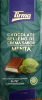 Chocolate relleno de crema sabor menta