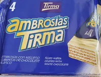 Ambrosías chocolate blanco