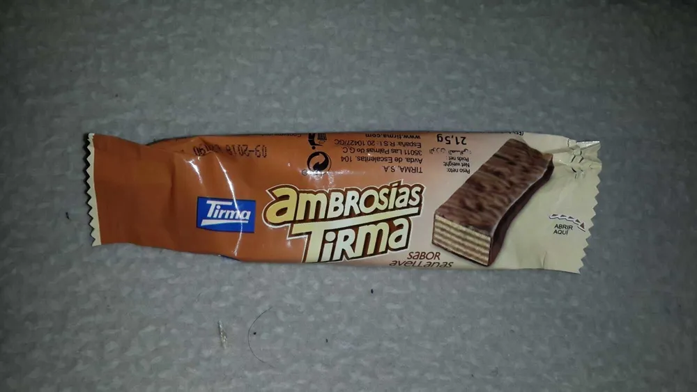Ambrosías Tirma Sabor Avellanas.