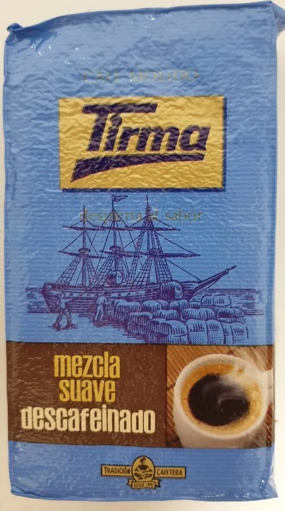 Café descafeinado mezcla suave