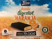 Barrita digestive con naranja