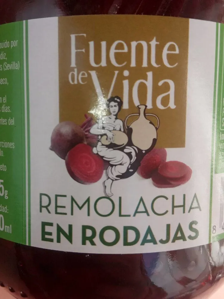 Remolacha en rodajas