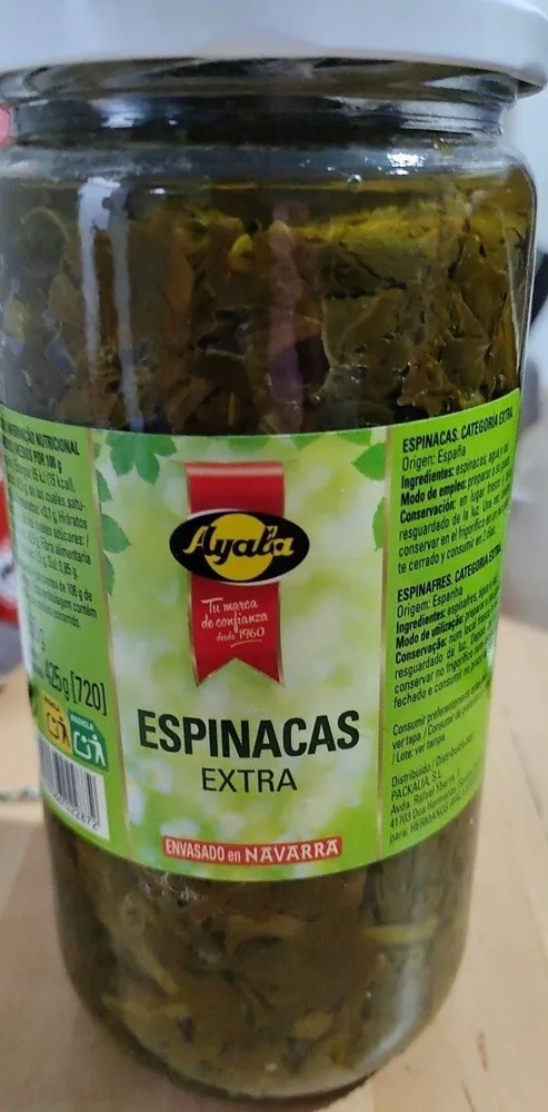 Espinacas extra