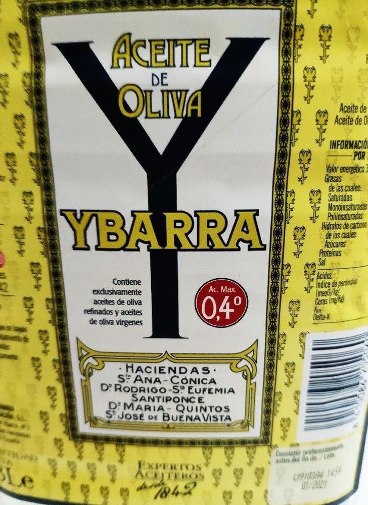 Aceite de oliva Ybarra