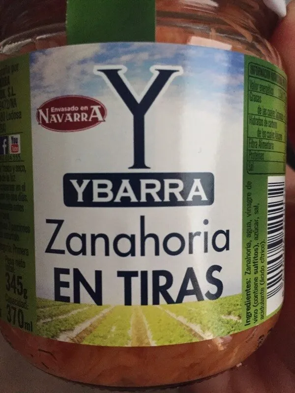 Zanahorias en tiras