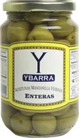 Aceitunas manzanilla verdes enteras