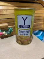 Aceitunas manzanilla verdes rellenas de anchoa
