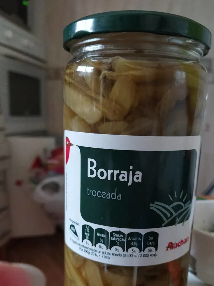 Borraja troceada