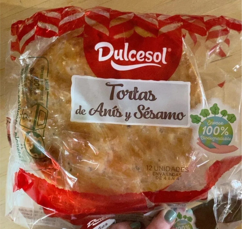 Tortas de anís y sésamo