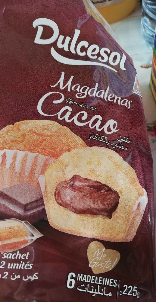 Dulcesol Magdalenas Cacao