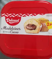 Madeleines fourrées au cacao