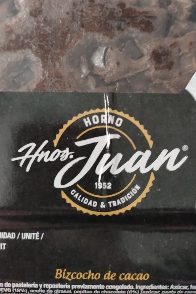 Bizcocho de chocolate