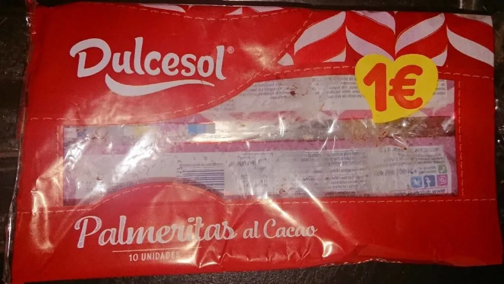 Palmeritas al cacao