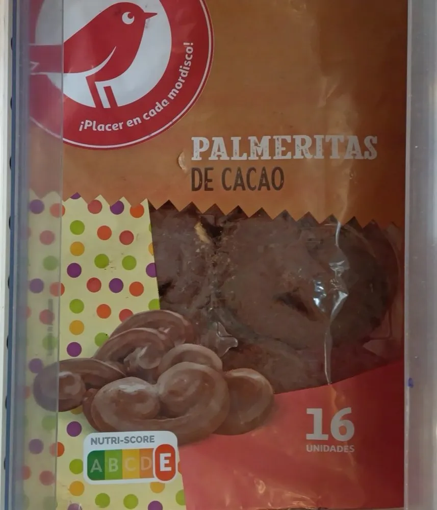 Palmeritas de cacao