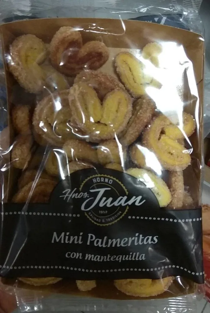 Mini palmeritas con mantequilla