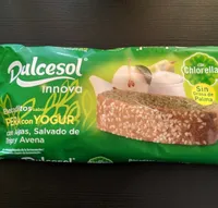 Innova bocaditos sabor pera con yogur con algas, salvado de trigo y avena