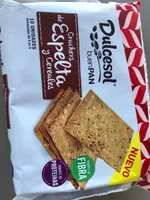 Crackers de espelta y cereales