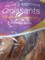 Croissants rellenos de cacao
