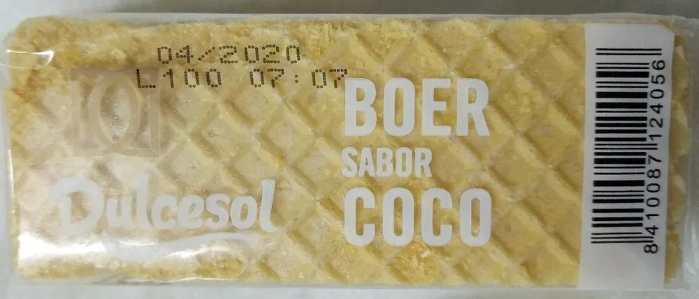 Boer sabor coco