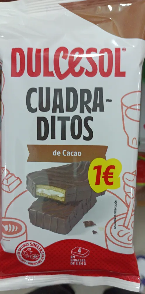 Cuadritos de cacao