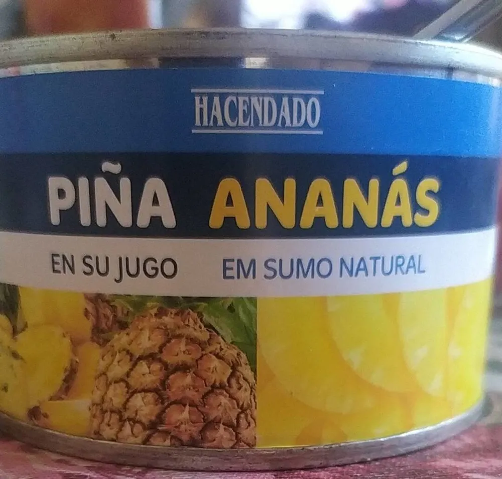 Piña en su jugo