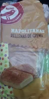 Napolitanas Rellenas de crema