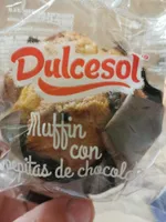 Muffin con pepitas de chocolate