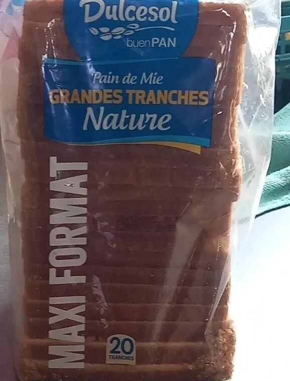 Pain de mie grande tranche nature