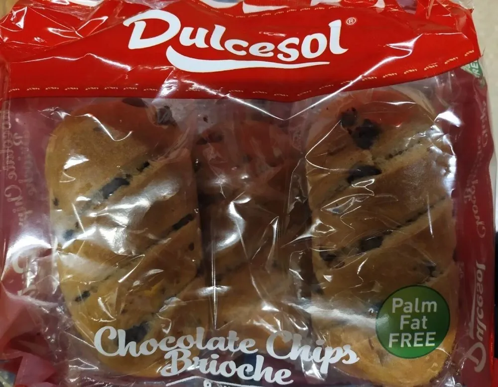 Chocolate chips broche