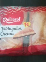 Triángulos de crema