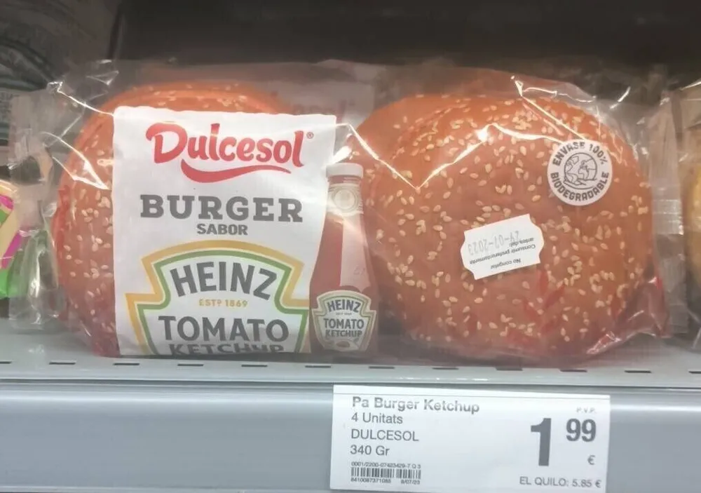 Burger sabor ketchup Heinz