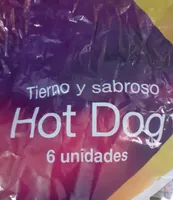 Tierno y sabroso Hot dog