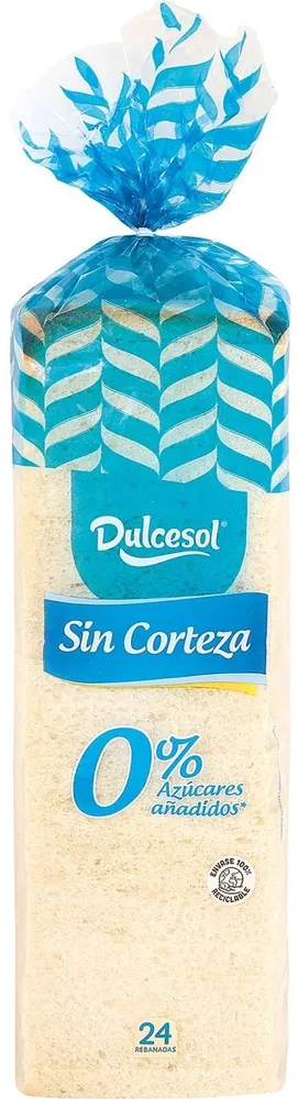 Pan de molde sin corteza