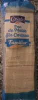 Pan de molde sin corteza familiar