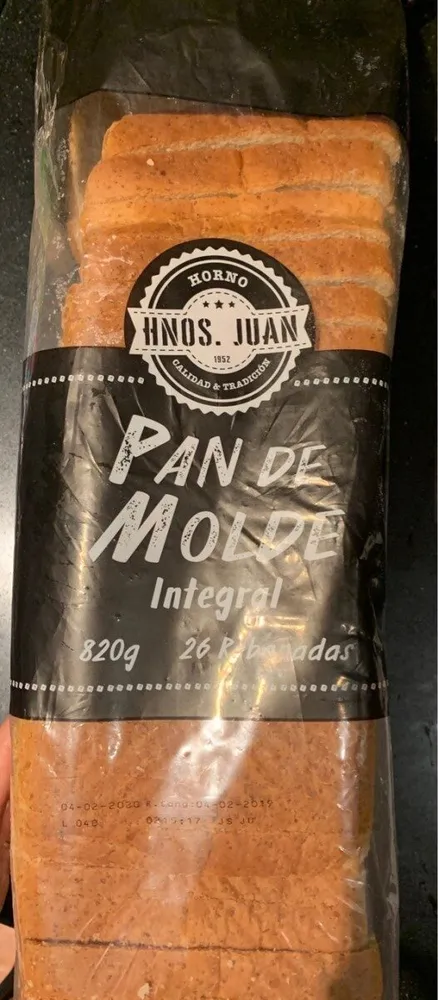 Pan de molde integral