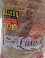 Pan con semillas de lino