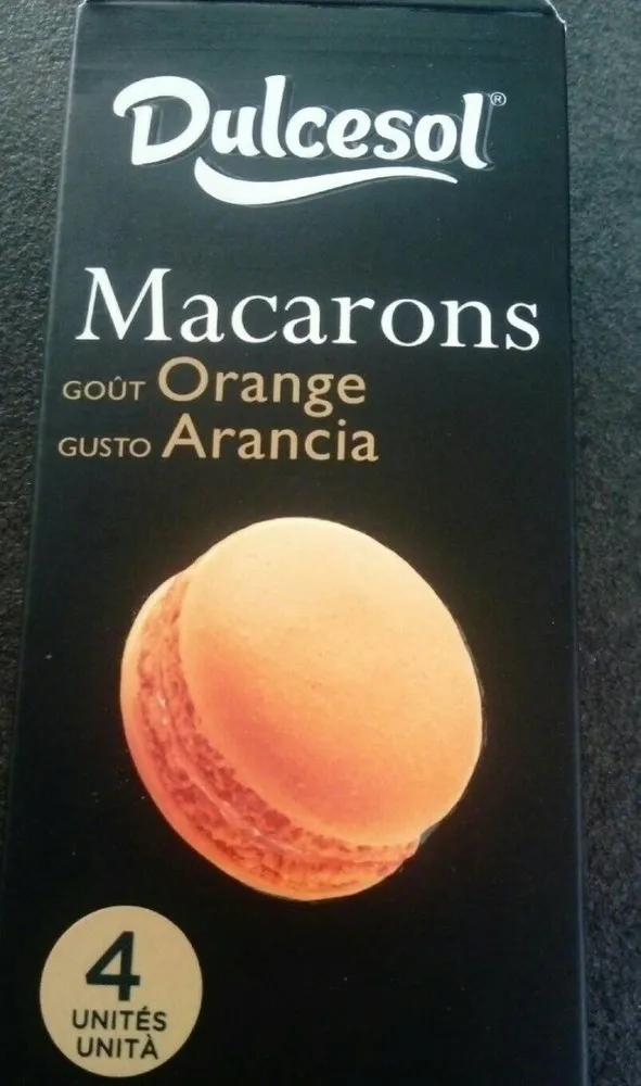 Macarons goût orange