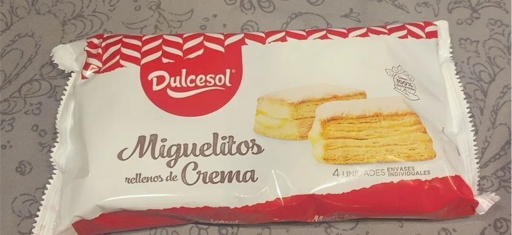 Miguelitos rellenos de crema