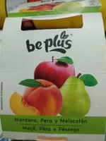 Manzana, pera y melocotón