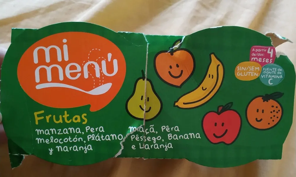 Potito frutas mi menu