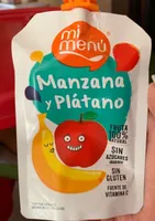 Manzana y plátano
