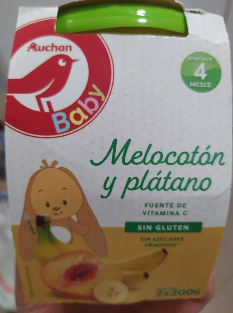 Potito Melocotón y Plátano