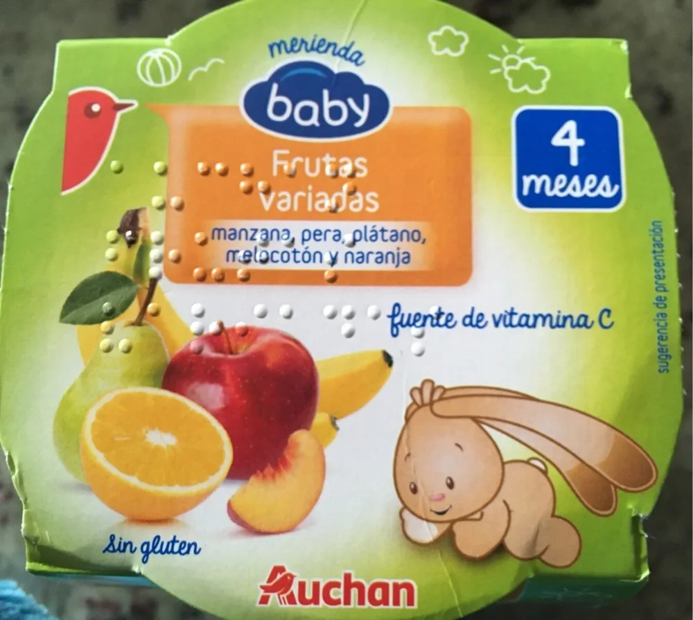 Merienda frutas variadas
