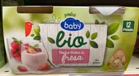 Postre baby bio fresa