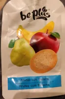 Frutas con galleta